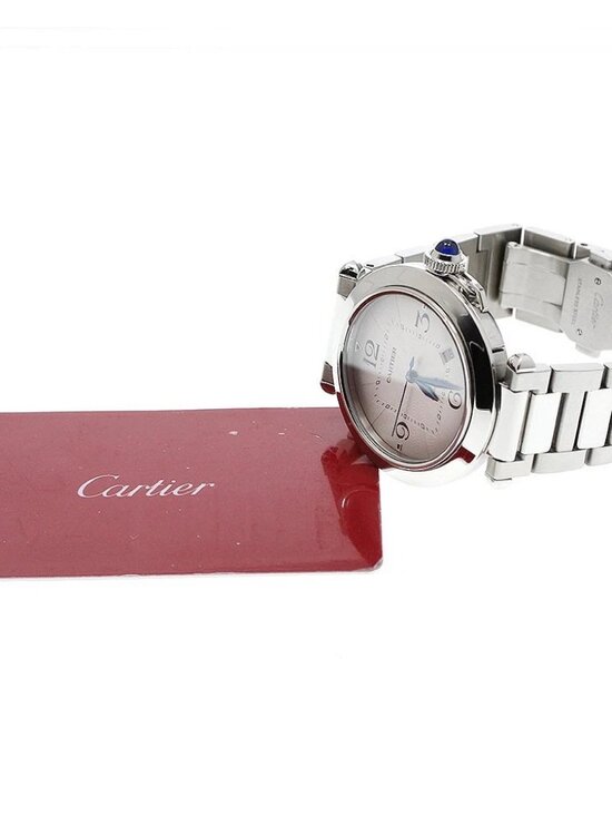 CARTIER Pasha de Cartier 41mm WSPA0009 Date Silver Dial Automatic Men\'s_962093 main image 6